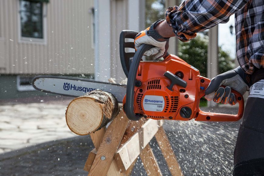 Бензопила Husqvarna 120 Mark II (9678619-03) &mdash; Ланцюгова Пила 38.2 См&sup3;, Шина 35 См, 1.9 К.С., Офіційна Гарантія