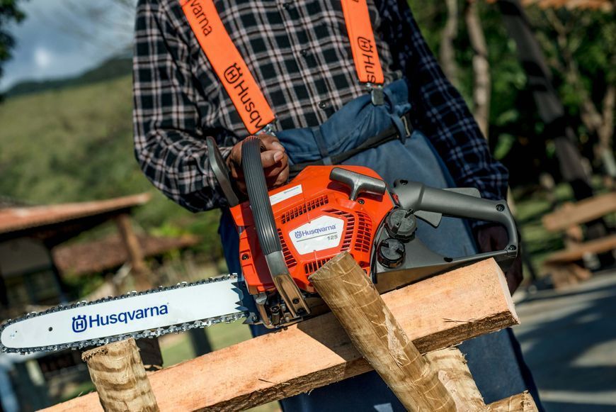 Бензопила Husqvarna 120 Mark II (9678619-03) &mdash; Ланцюгова Пила 38.2 См&sup3;, Шина 35 См, 1.9 К.С., Офіційна Гарантія